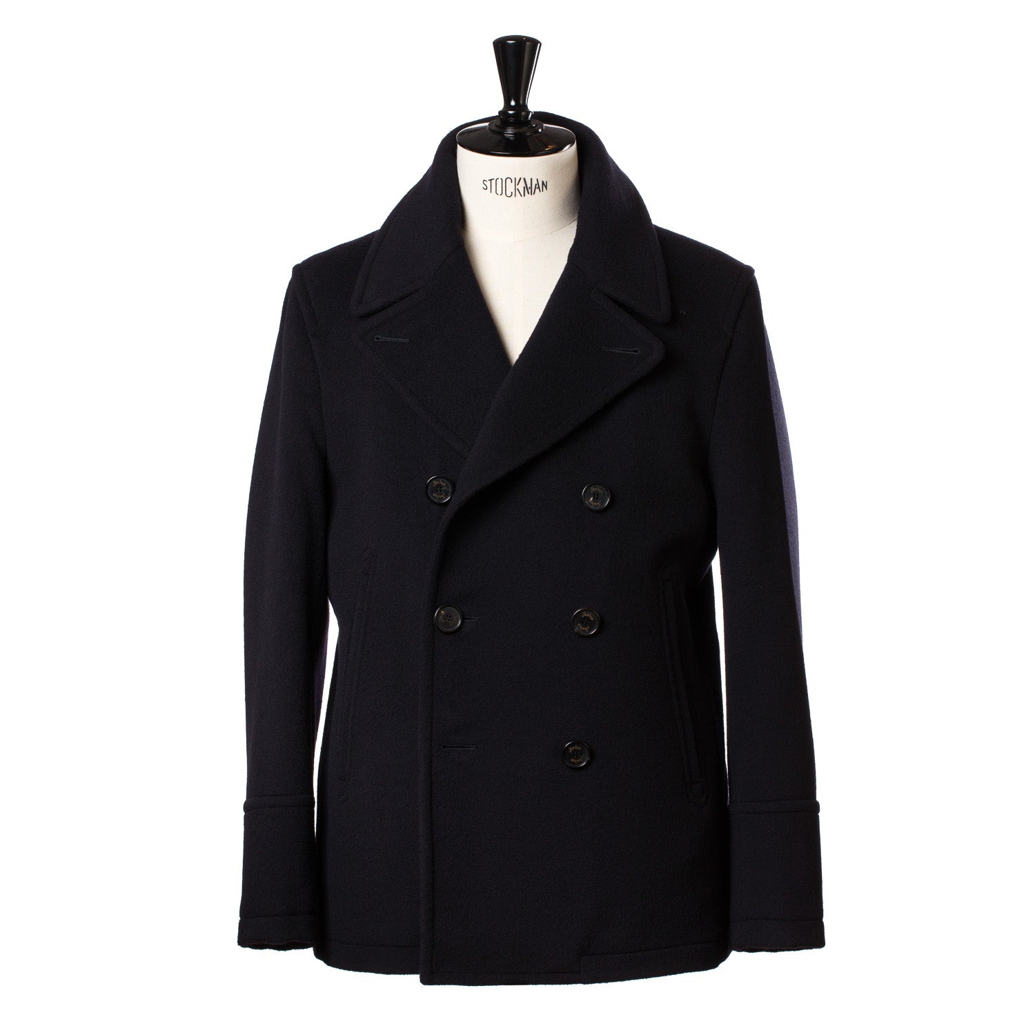 Sealup x MJ: Dunkelblaue Cabanjacke "Amalfi" aus reiner Wolle - Iconic Sealup